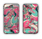 The Colorful Pink & Teal Seamless Paisley Apple iPhone 6 Plus LifeProof Nuud Case Skin Set