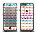 The Colorful Polka Dots on White Apple iPhone 6/6s LifeProof Fre Case Skin Set