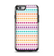 The Colorful Polka Dots on White Apple iPhone 6 Otterbox Symmetry Case Skin Set