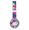 The Colorful Purple Flower Sprouts Skin for the Beats by Dre Solo 2 Headphones