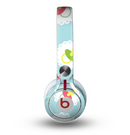 The Colorful Rubber Ducky and Blue Skin for the Beats by Dre Mixr Headphones