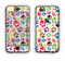 The Colorful Scattered Paw Prints Apple iPhone 6 Plus LifeProof Nuud Case Skin Set