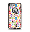The Colorful Scattered Paw Prints Apple iPhone 6 Otterbox Defender Case Skin Set