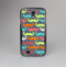 The Colorful Scratched Mustache Pattern Skin-Sert Case for the Samsung Galaxy S4