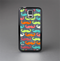 The Colorful Scratched Mustache Pattern Skin-Sert Case for the Samsung Galaxy S5
