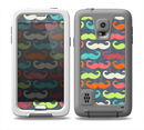 The Colorful Scratched Mustache Pattern Skin Samsung Galaxy S5 frē LifeProof Case