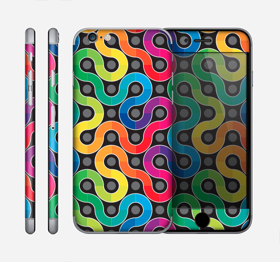 The Colorful Seamless Vector Snake Skin for the Apple iPhone 6