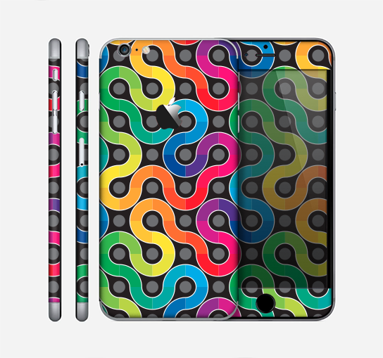 The Colorful Seamless Vector Snake Skin for the Apple iPhone 6 Plus