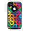 The Colorful Seamless Vector Snake Skin for the iPhone 4-4s OtterBox Commuter Case