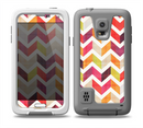 The Colorful Segmented Scratched ZigZag Skin for the Samsung Galaxy S5 frē LifeProof Case
