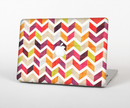The Colorful Segmented Scratched ZigZag Skin for the Apple MacBook Air 13"