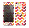The Colorful Segmented Scratched ZigZag Skin for the Apple iPhone 5s