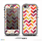 The Colorful Segmented Scratched ZigZag Skin for the iPhone 5c nüüd LifeProof Case