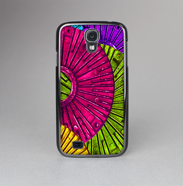 The Colorful Segmented Wheels Skin-Sert Case for the Samsung Galaxy S4