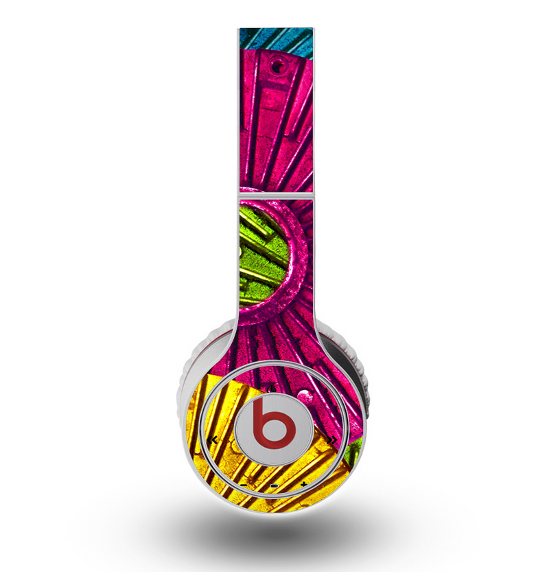 The Colorful Segmented Wheels Skin for the Original Beats by Dre Wireless Headphones
