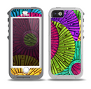 The Colorful Segmented Wheels Skin for the iPhone 5-5s OtterBox Preserver WaterProof Case