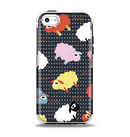 The Colorful Sheep Polka Dot Pattern Apple iPhone 5c Otterbox Symmetry Case Skin Set