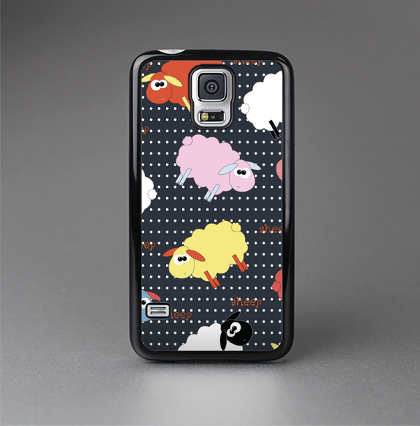 The Colorful Sheep Polka Dot Pattern Skin-Sert Case for the Samsung Galaxy S5
