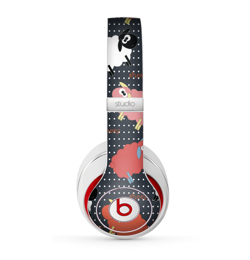 The Colorful Sheep Polka Dot Pattern Skin for the Beats by Dre Studio (2013+ Version) Headphones