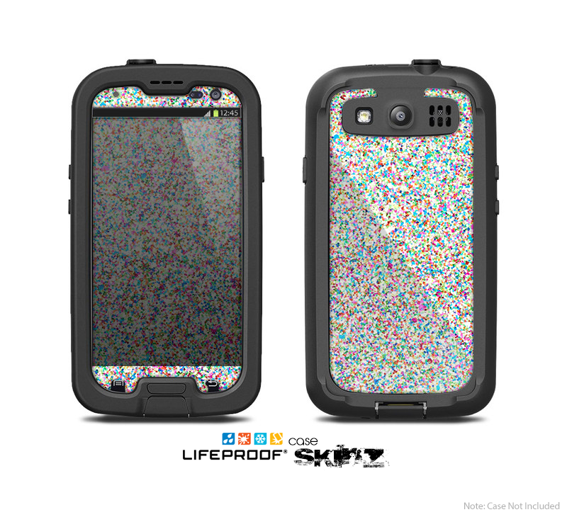 The Colorful Small Sprinkles Skin For The Samsung Galaxy S3 LifeProof Case