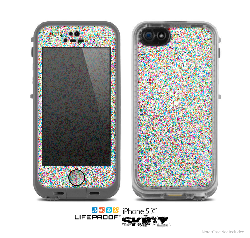 The Colorful Small Sprinkles Skin for the Apple iPhone 5c LifeProof Case