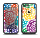 The Colorful Spiral Eclipse Apple iPhone 6/6s LifeProof Fre Case Skin Set