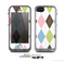 The Colorful Stitched Plaid Shapes Skin for the Apple iPhone 5c LifeProof Case