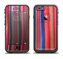 The Colorful Striped Fabric Apple iPhone 6 LifeProof Fre Case Skin Set