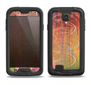 The Colorful Stripes and Swirls V43 Samsung Galaxy S4 LifeProof Nuud Case Skin Set