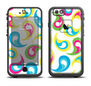 The Colorful Swirl Pattern Apple iPhone 6/6s LifeProof Fre Case Skin Set
