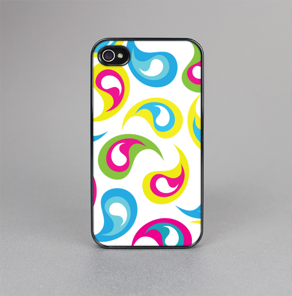 The Colorful Swirl Pattern Skin-Sert for the Apple iPhone 4-4s Skin-Sert Case