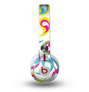 The Colorful Swirl Pattern Skin for the Beats by Dre Mixr Headphones