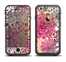 The Colorful Translucent Water-Flowers Apple iPhone 6/6s LifeProof Fre Case Skin Set