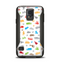 The Colorful Travel Collage Pattern Samsung Galaxy S5 Otterbox Commuter Case Skin Set