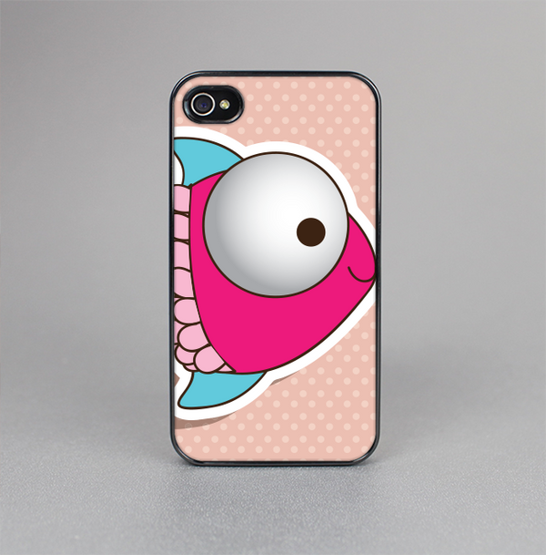 The Colorful Vector Big-Eyed Fish Skin-Sert for the Apple iPhone 4-4s Skin-Sert Case