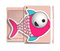 The Colorful Vector Big-Eyed Fish Full Body Skin Set for the Apple iPad Mini 2