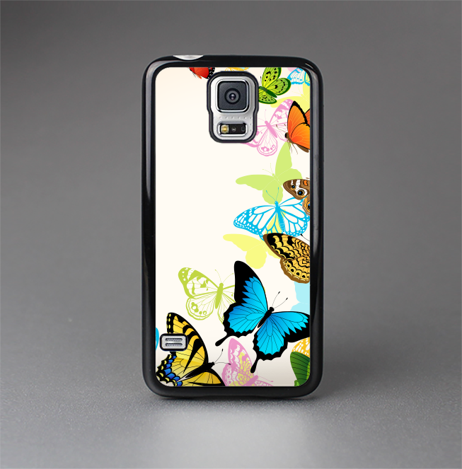 The Colorful Vector Butterflies Skin-Sert Case for the Samsung Galaxy S5