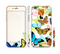 The Colorful Vector Butterflies Sectioned Skin Series for the Apple iPhone 6s