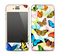 The Colorful Vector Butterflies Skin for the Apple iPhone 4-4s