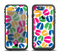 The Colorful Vector Footprints Apple iPhone 6 LifeProof Fre Case Skin Set