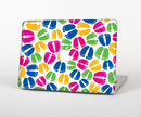 The Colorful Vector Footprints Skin for the Apple MacBook Pro Retina 13"