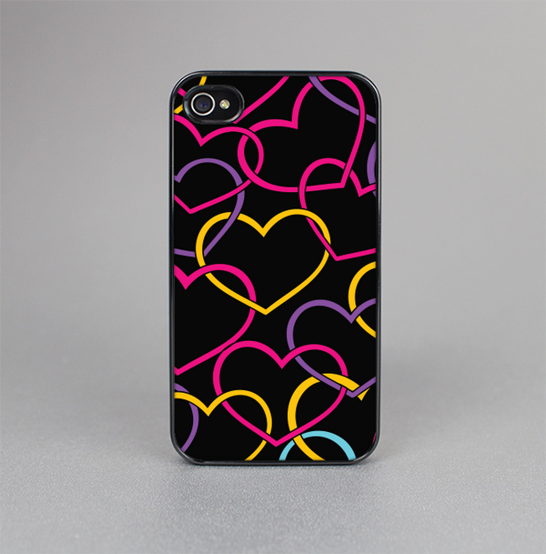 The Colorful Vector Hearts Skin-Sert for the Apple iPhone 4-4s Skin-Sert Case