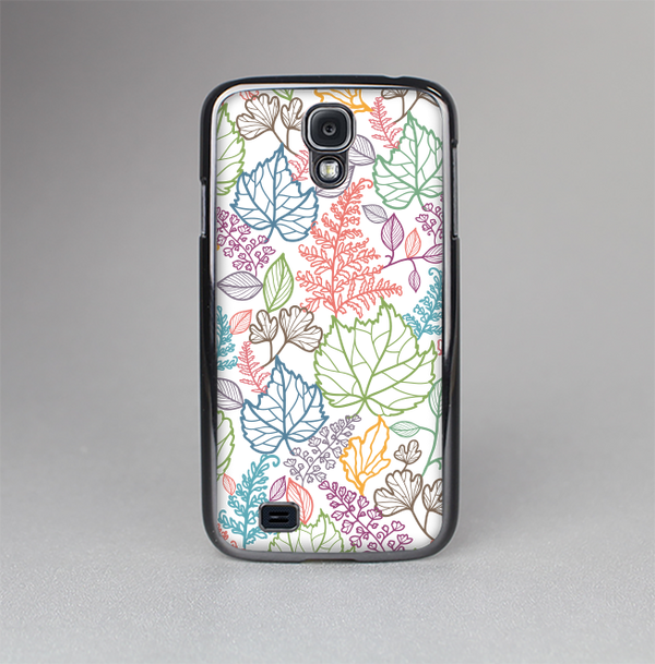 The Colorful Vector Leaves Skin-Sert Case for the Samsung Galaxy S4