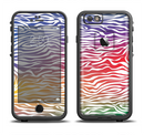 The Colorful Vector Zebra Animal Print Apple iPhone 6/6s LifeProof Fre Case Skin Set