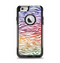 The Colorful Vector Zebra Animal Print Apple iPhone 6 Otterbox Commuter Case Skin Set