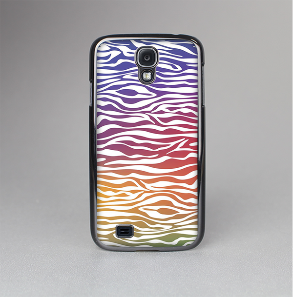 The Colorful Vector Zebra Animal Print Skin-Sert Case for the Samsung Galaxy S4