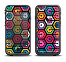 The Colorful Vibrant Hexagons Apple iPhone 6/6s LifeProof Fre Case Skin Set