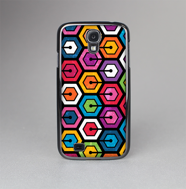 The Colorful Vibrant Hexagons Skin-Sert Case for the Samsung Galaxy S4