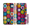 The Colorful Vibrant Hexagons Sectioned Skin Series for the Apple iPhone 6s Plus