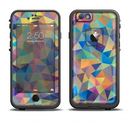 The Colorful Vibrant Triangle Connect Pattern Apple iPhone 6/6s LifeProof Fre Case Skin Set
